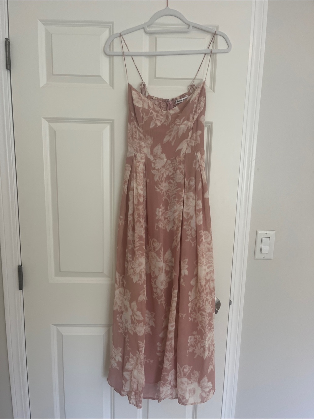 Reformation Floral Maxi Dress - Dusty Rose